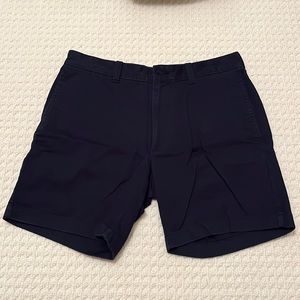 Men’s Navy Blue Khaki J. Crew 7” Shorts